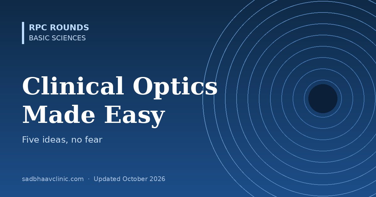 Clinical Optics Made Easy: Vergence, Prisms and Magnification