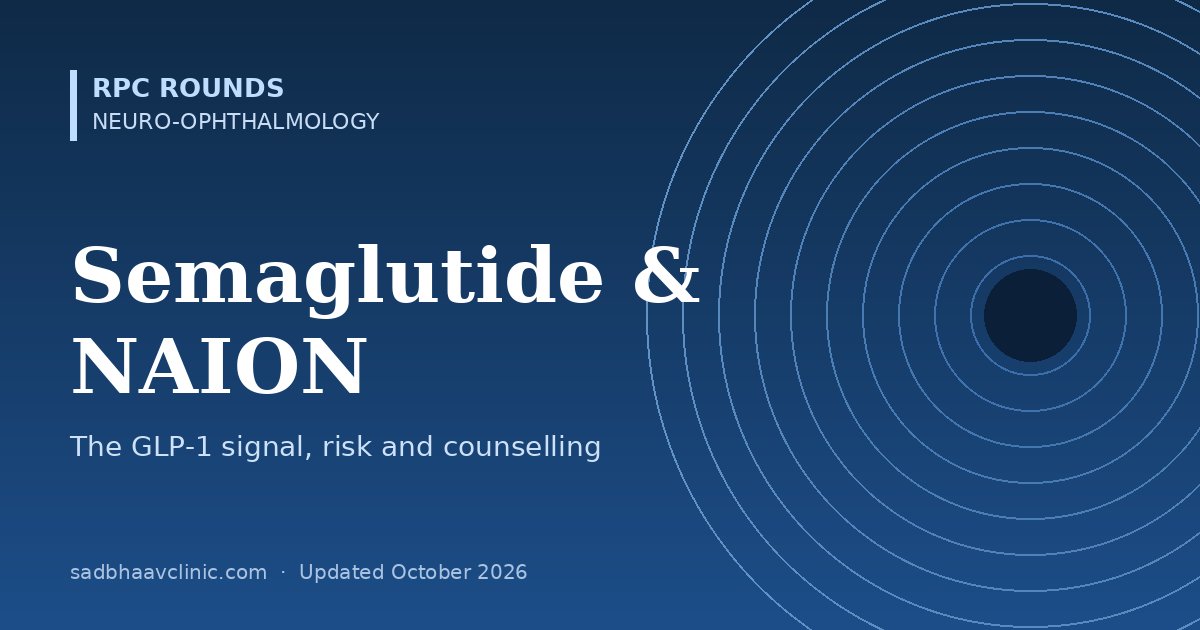 Semaglutide and NAION: What the Evidence Says