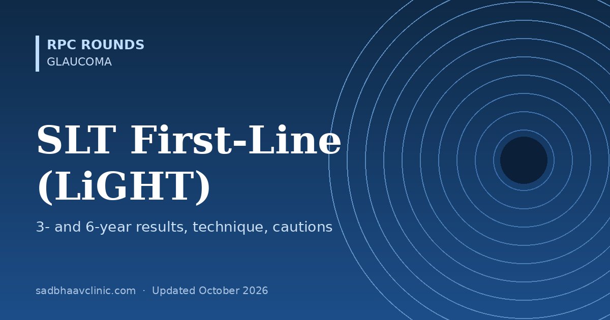 SLT as First-Line Glaucoma Treatment: The LiGHT Trial Explained